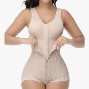 Body Control WaistTrainer Corset Faja Size Large New #Lux-E